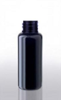 Violettglasflasche Mironglas Lichtschutz ohne Verschluss, 100 ml