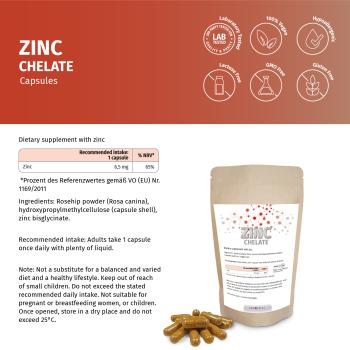 Preview: Zink Chelat - Kapseln Preview: Zink Chelat - Kapseln