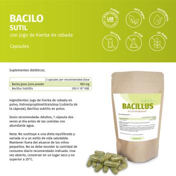 Bacillus Subtilis mit Gerstengrassaftpulver in einem Standbeutel, Kapseln