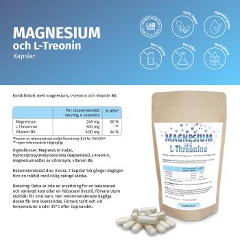 Magnesium L-Threonin, Kapseln - fördern die Muskel- und Nervenfunktion