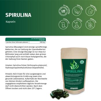 Preview: Spirulina | Kapseln Preview: Spirulina | Kapseln