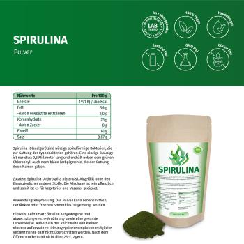 Preview: Spirulina Pulver Preview: Spirulina Pulver