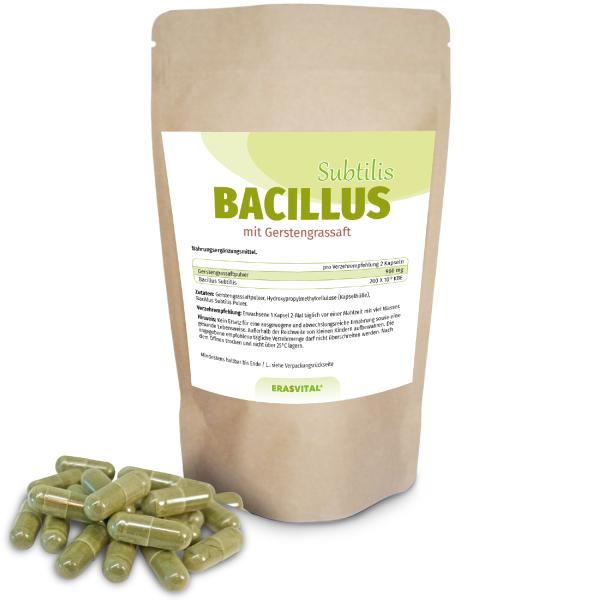 Bacillus Subtilis mit Gerstengrassaftpulver in einem Standbeutel, Kapseln