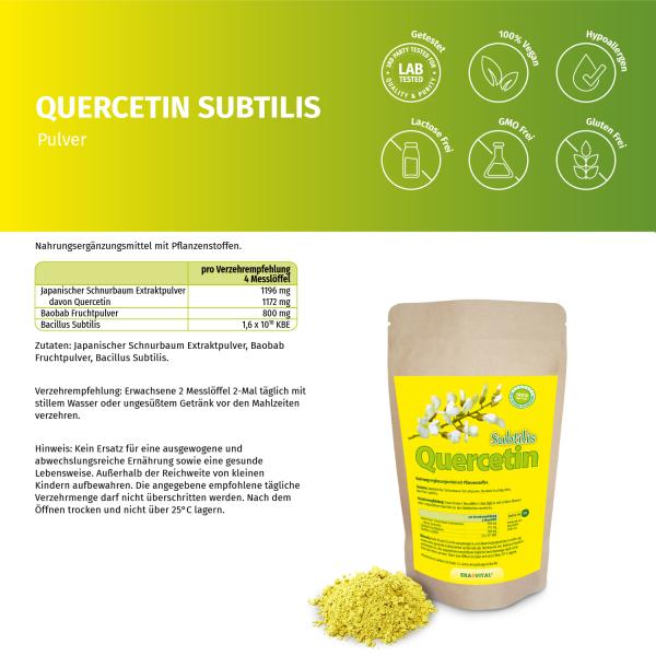 Quercetin Subtilis Pulver