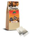 chaga-pilz mit schisandra beeren im Teebeutel